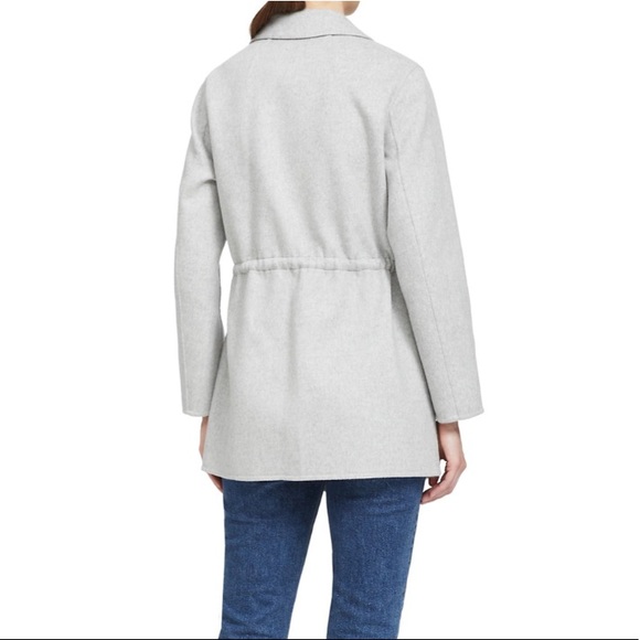 Theory Clairene D. Luxe Wool-Cashmere Wrap Coat - Picture 4 of 4